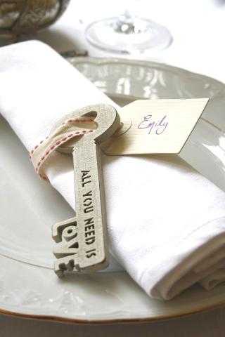 all you need is love place setting