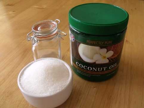 coconut sugar body scrub