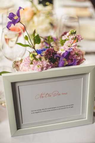 french table names