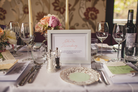 french wedding table