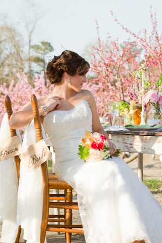shabby chic wedding dress