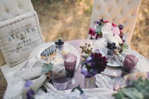shabby chic wedding table