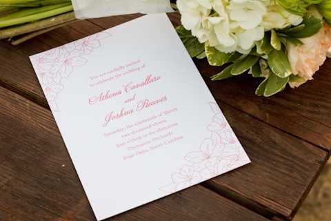 shabby chic wedding stationery