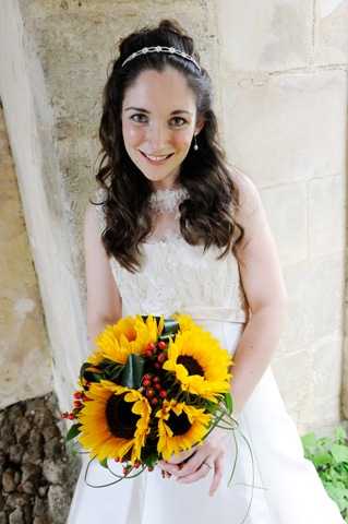 sunflower bridal bouquet