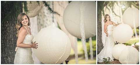 big wedding white balls