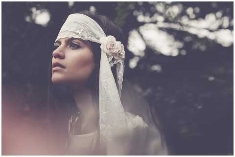 boho bride headband