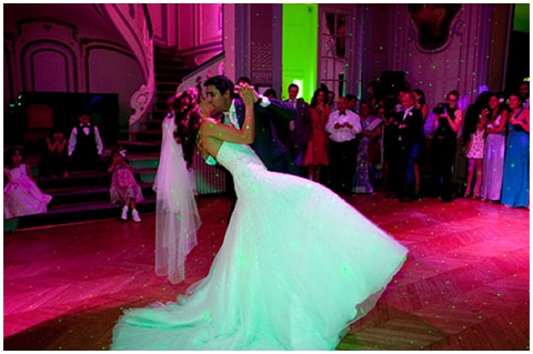 colourful first dance