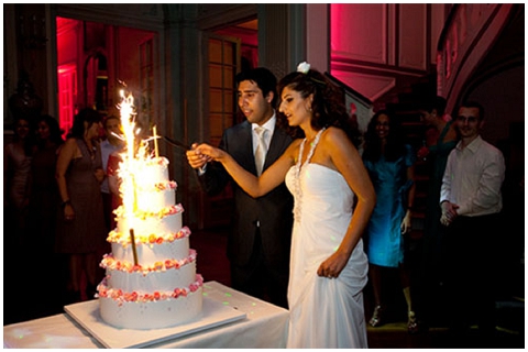 paris wedding cake