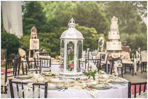 shabby chic wedding table