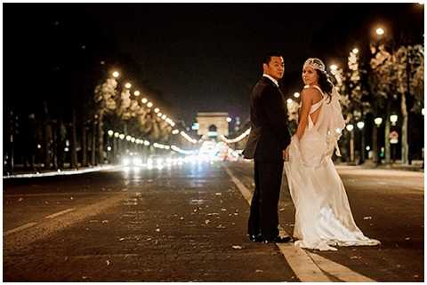 champs elysees wedding