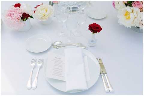 shabby chic table setting