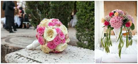 shabby chic wedding flowers