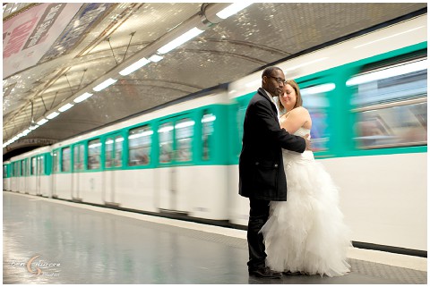 train wedding