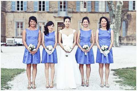 blue bridesmaid dresses