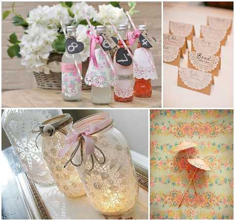 doily wedding details