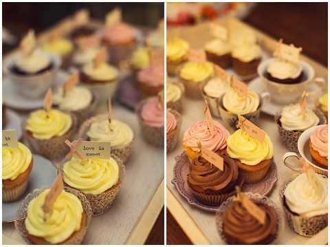 provence wedding cupcakes