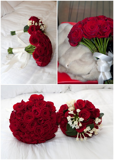 Belle Momenti red rose bouquet