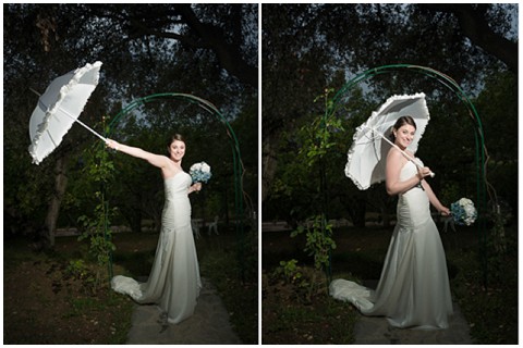 bridal umbrella