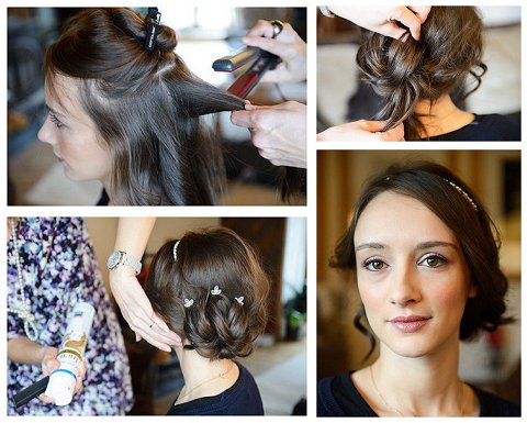 Step by Step guide: Bridal hair tutorial updo