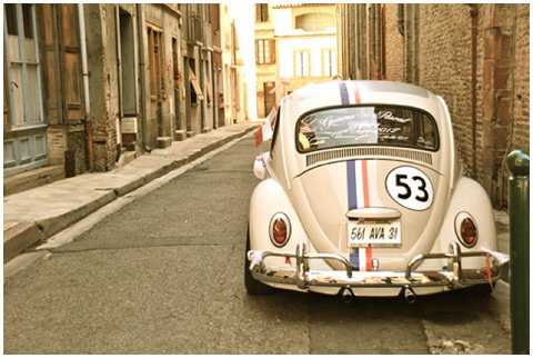 herbie wedding car