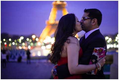 paris eiffel tower engagement