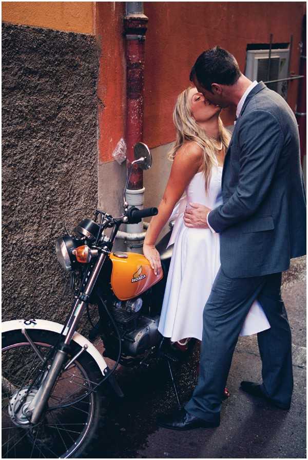 motorbike wedding