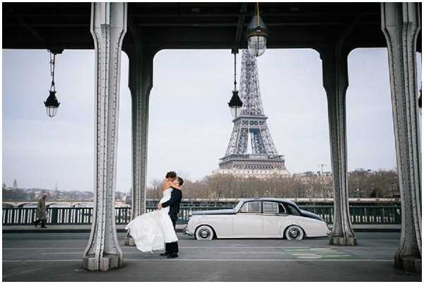 wedding eiffel tower paris