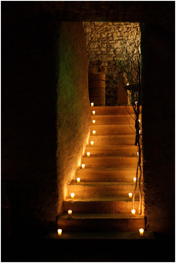 lit stairs