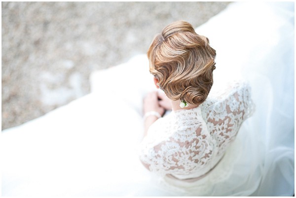 vintage bridal hairstyle