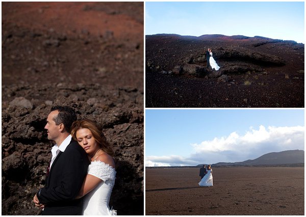 volcanic wedding