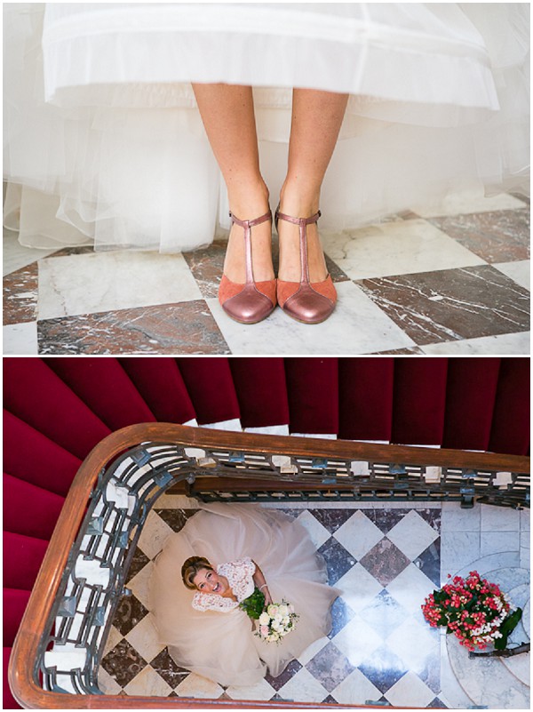 wedding tiled floor