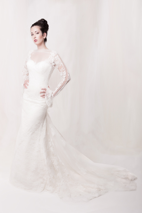 Lace wedding dress Sarah Houston