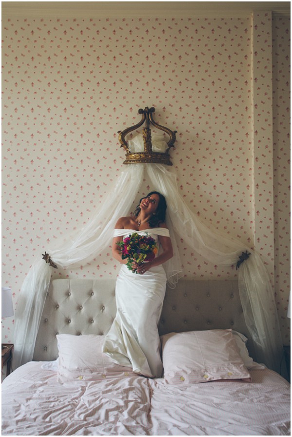 bridal bed crown overhead