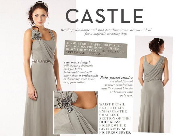 castle bridesmaid style