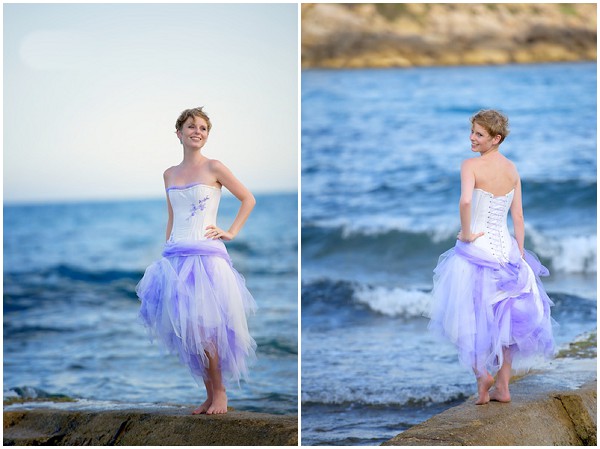 corset lavender skirt weddng dress