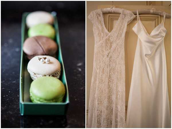 macarons wedding dress