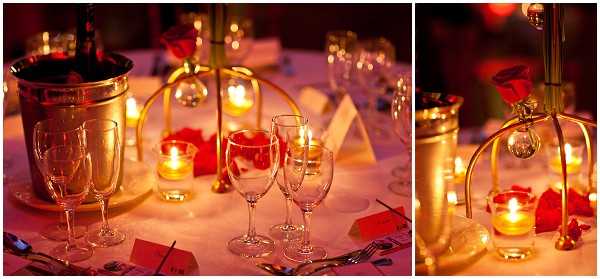 romantic wedding table