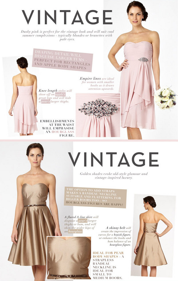 vintage bridesmaid style ideas