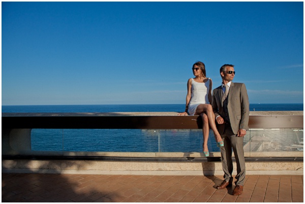 Bright blue sky in Monaco | Photography © Katy Lunsford on French Wedding Style Blog