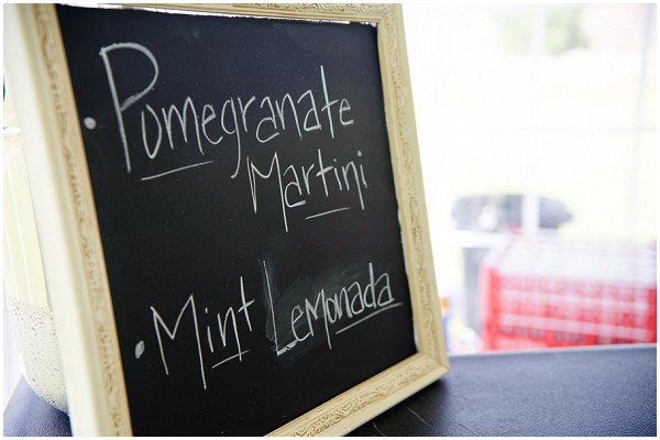 chalkboard cocktail menu | Photography © Adna Photography on French Wedding Style Blog