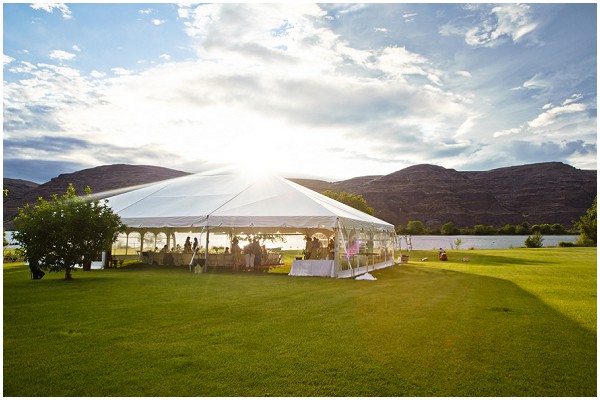 large tent wedding