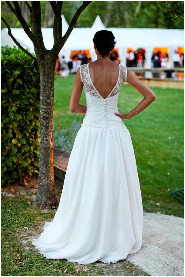 low back wedding dress