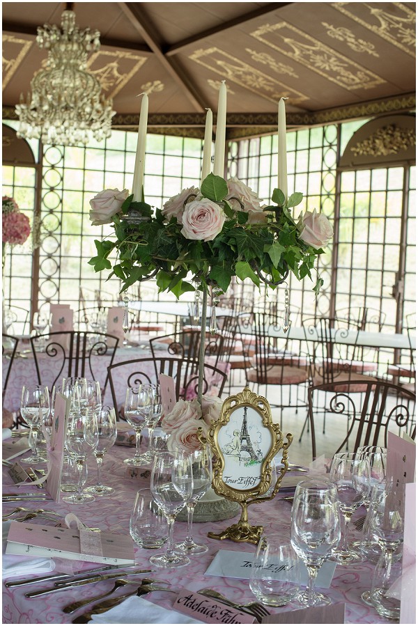 pink gold wedding style