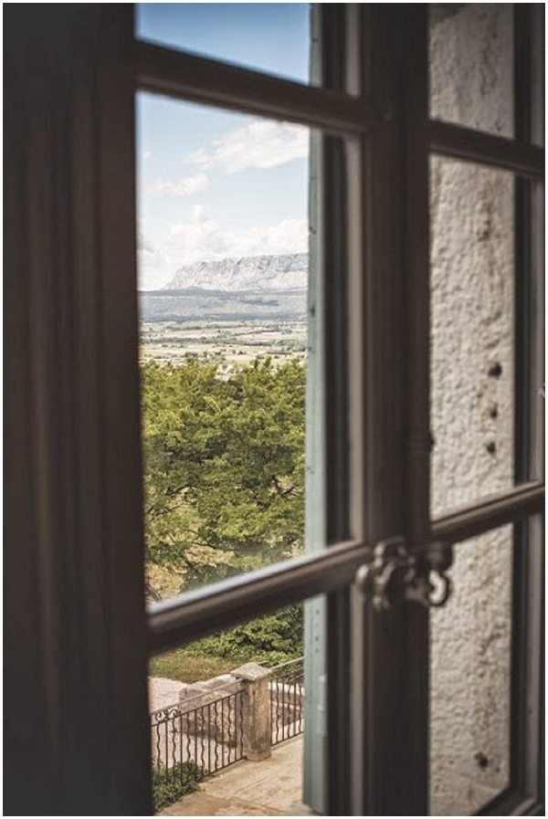 provence through window | Photography © Jean-Louis Brun, Styling by Fête in France on French Wedding Style Blog