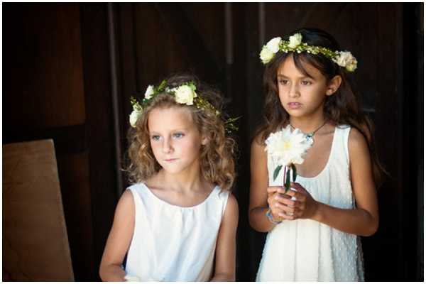 real flower girl headbands