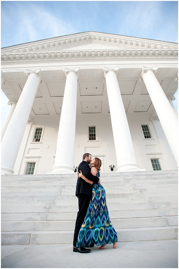 chic engagement photography