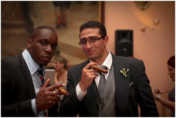 cuban cigars as wedding favour in France