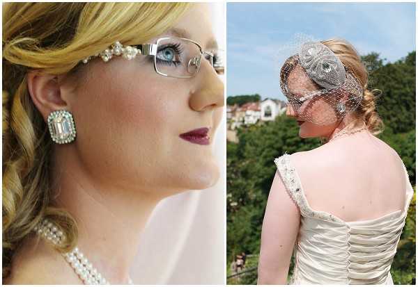 custom designed bride spectacles