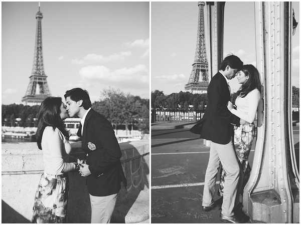 engaged in paris