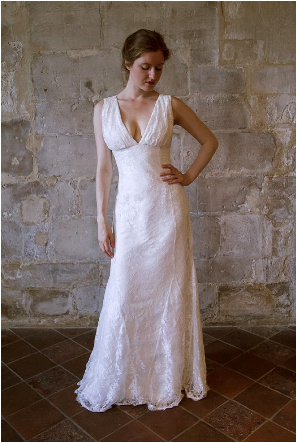 lace french wedding dress
